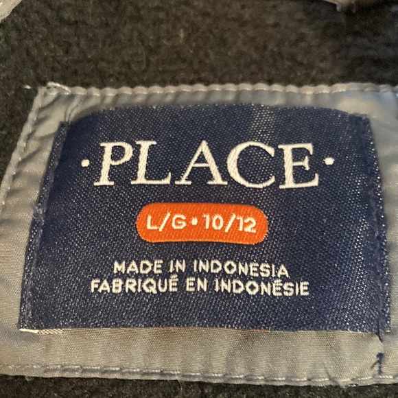 Children Place black and grey jacket - Picture 3 of 4